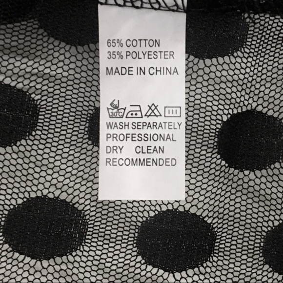 Savvy Sexy Set Lace Polka Dot Kimono Wrap Lingerie - Picture 5 of 8